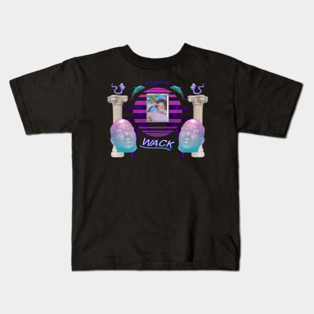 Eric Andre Show Vaporwave Kids T-Shirt by fearonfear